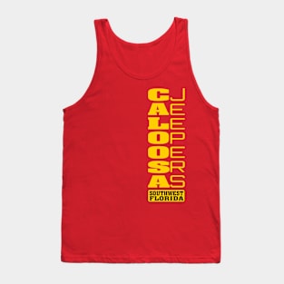 Gold Vertical Logo Tank Top